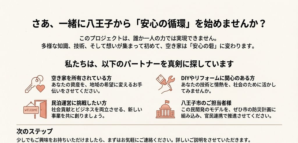 さあ、はじめましょう