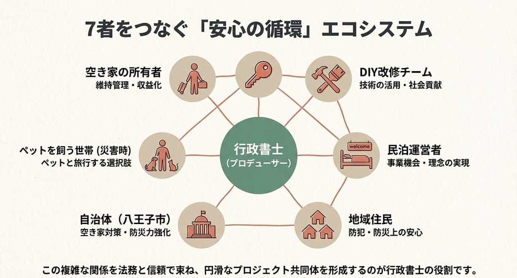 7者をつなぐ「安心の循環」エコシステム