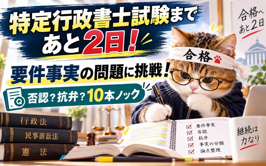 ねこちゃんも勉強がんばってる